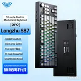 Mechanische Gaming-Tastatur PC Keyboard Kabellose Wireless Bluetooth/2,4 GHz/USB – Bild 6