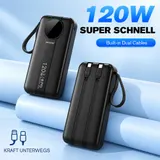 Power bank 1000000mAh 120W Tragbar Schnellladegerät Batterie Ladegerät Für Handy – Bild 5