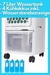 3in1 Aircooler Mobiles Klimagerät Ventilator Turmventilator Luftkühler – Bild 5