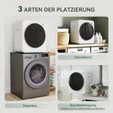 Mini Wäschetrockner 4 kg mit 5 Programme bis zu 60℃ 800W/400W Ablufttrockner – Bild 6