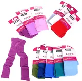 7 PAAR! Leggings Kinder Mädchen Leggins Farben glatt 7 Farben 3-4 Jahre 104-110 – Bild 3