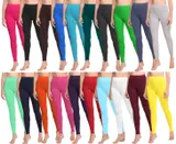 Ladeheid Damen Lange Leggings Elastischer Bund Lang Baumwolle XS-4XL – Bild 4