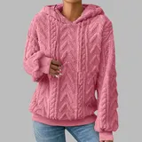 Damen Kapuzenpullover Winter Sweatshirt Freizeit Baggy Jumper Oberteile Tops – Bild 4