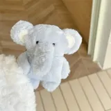 Süße Plüschhülle Blau Elefant für AirPods Pro 3 1 2 4 Kabellose Kopfhörer – Bild 4