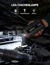AstroAI B8 Starthilfe Powerbank für pkw, Batterie Booster Auto Starthilfe – Bild 4