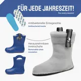 Kinder Federleichte Gummistiefel Thermo mit Fütterung Regenschuhe LA-CA-Frog245 – Bild 3