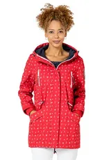 Damen Softshell Mantel Parka Jacke Übergangsjacke Kapuze Regenmantel Windjacke – Bild 1