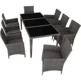 gartenmöbel set rattan wetterfest lounge möbel schutzhülle 8 personen bezugssets – Bild 5