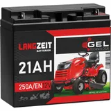 Rasentraktor GEL Batterie 12V 21Ah Aufsitzmäher Rasenmäher ers. 20Ah 18Ah 17Ah – Bild 1