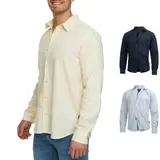 Indicode Herren Langarmhemd INSville-Hemd Langarm Herrenhemd Sommerhemd Männer – Bild 7