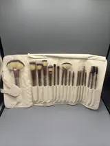 Großes Make-up Pinsel Set - 24 Teile - inkl. Kunstleder Tasche – Bild 2