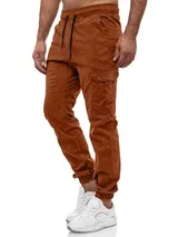 TAZZIO Cargohose Regular Fit Herren Jogger Hose Stoffhose Stretch Designer Chino – Bild 1