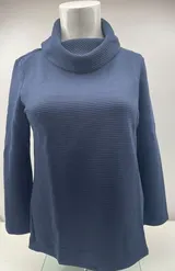 Damen Pullover mit Wasserfallkragen von C.C. Luke in Ottoman-Qualität – Bild 2