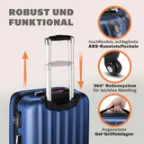 Koffer Hartschale Trolley Reisekoffer Hartschalenkoffer 4 Rollen Spinner Case XL – Bild 4