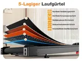 8 % Steigung Laufband, Leise & Klappbar, 1-12 km/h, mit APP Control, LED-Display – Bild 14