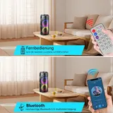 2000W Bluetooth Lautsprecher LED Subwoofer Boombox Musikbox Party mit Mikrofon – Bild 6