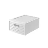Rotho Schubladenbox klein COUNTRY  8,3 Liter stapelbar Aufbewahrungskorb Rattan – Bild 1