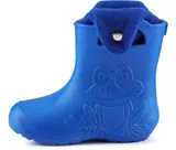 LADEHEID Gummistiefel Kinder Gefütterte Jungen Mädchen Thermo Regenschuhe 22-35 – Bild 3