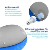 Frame Pool 300 x 207 x 65 Set Gartenpool Aufstellpool Schwimmbad grau mit Pumpe – Bild 13