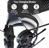 Kabelloses Headset mit Mikrofon Bluetooth On-Ear Kopfhörer Noise Cancelling  – Bild 5