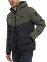 Indicode Herren Winterjacke INAgiotis-Herrenjacke Steppjacke Kapuze Jacke Männer – Bild 3