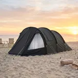 Tunnelzelt für 4 Personen Campingzelt mit 2 Räumen UV-Schutz Refurbished – Bild 10