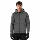 Motorrad Hoodie Aramid Herren Biker Jacke CE-Protektoren Grau Motorrad jacke Neu – Bild 19