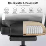 Ergonomischer Bürostuhl Massagefunktion Höhenverstellbar Schreibtischstuhl – Bild 5