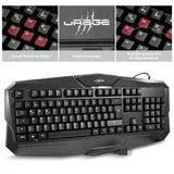 HAMA uRage USB Gaming-Keyboard Exodus 100 Deutsche QWERTZ Tastatur Anti Ghosting – Bild 1