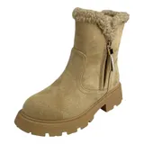 Damen Winter Stiefel Boots Winterstiefel Gefüttert Stiefeletten Warm 36-41 – Bild 1