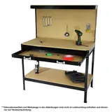 Werkbank Werktisch Arbeitstisch Werkstatt Lochwand Regal Werkzeug Platte XL W1 – Bild 6