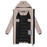 Marikoo Damen Herbst Winter Steppmantel Parka Jacke lang warm gefüttert N075 – Bild 8