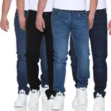 Rayshyne Herren Jeans Slim Pants Style Hose Regular Skinny Jeanshose Stretch NEU – Bild 1