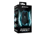 Sharkoon SHARK Force II kabelgebundene Gaming-Maus - schwarz – Bild 4