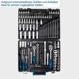 Scheppach Aluminium Werkzeugkoffer TB217 gefüllt | 217 teiliges Werkzeug Set – Bild 4