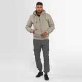 A. Salvarini Herren Winter Jacke Winterjacke warm Kapuze Teddyfell AS320 NEU – Bild 1