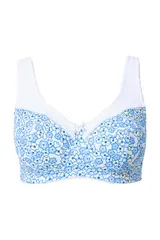 Ulla Popken Damen große Größen Entlastungs BH Blüten ohne Bügel 838588 – Bild 9