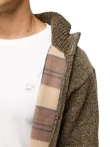 Indicode Herren Strickjacke INFilion-Cardigan Strick Reißverschluss Stehkragen – Bild 3