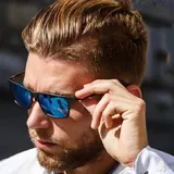 Aluminium Magnesium Polarisiert Sonnenbrille Herren Retro UV 400 Fahren Brille – Bild 7