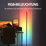 LED Stehleuchte RGB 10W Dimmbar Farbig Stehlampe Lichtsäule Standleuchte Dimmbar – Bild 2
