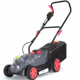 Akku Rasenmäher 2x20V Li-Ion Akkumäher 360mm Elek Rasenmäher 56765 Ladegerät – Bild 11