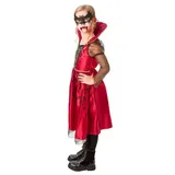 Vampirin Kleid und Maske / Halloween Karneval Mädchen Kinder Hexen Kostüm Party – Bild 2