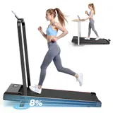 Laufband elektrisch Walking Pad LCD mit 8% Steigung für Zuhause Untertisch 130KG – Bild 13