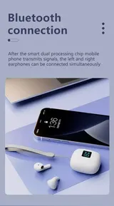 TWS Wireless Earphones Kopfhörer Ohrhörer mit langem Akku Bluetooth Wasserdicht – Bild 9