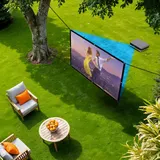 Projektionswand Beamer Leinwand Wandhängend 84" 175x131cm – Bild 10