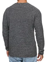 Indicode Herren Strickpullover Loakim-Herrenpullover meliert Männer Strick Pulli – Bild 4