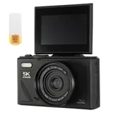5K Digitalkamera Kompaktkamera mit 18X Digital Zoom 180 Klappdisplay 75MP +64gb – Bild 1