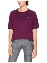 PUMA Damen Transition Tee Kurzarmshirt T-Shirt, Violett Purple, M – Bild 1