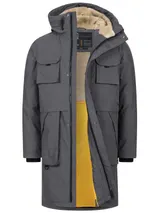Indicode Herren Parka INKristof-Herrenmantel Winterparka Mantel Kapuze Parka – Bild 1