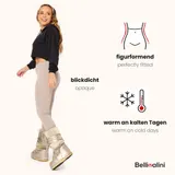 Bellivalini Damen Thermohose Baumwolle Winter Warm Gefüttert Leggings Ski – Bild 4